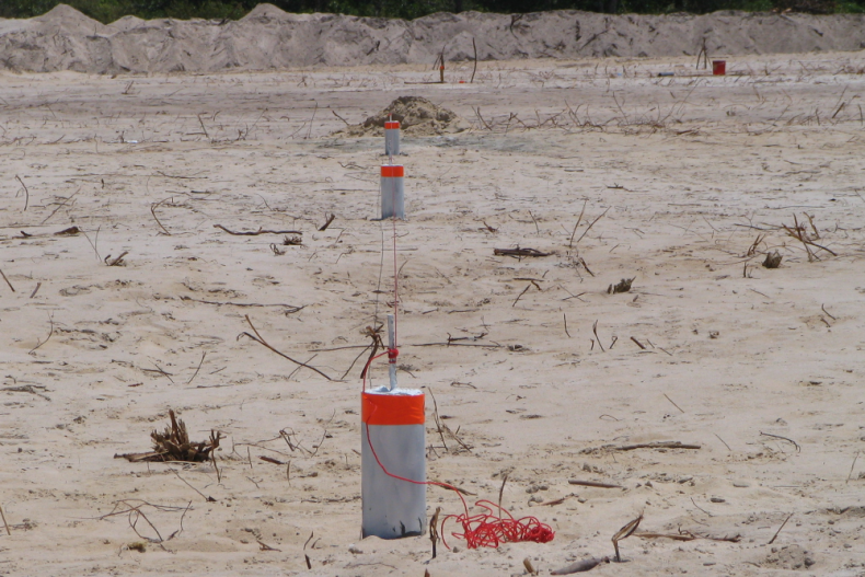Centerpunten van de gebouwen