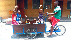 In de bakfiets