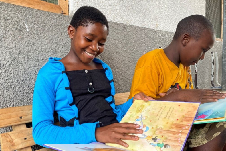 Kinderen voor korte tijd opgevangen in ons opvanghuis. 