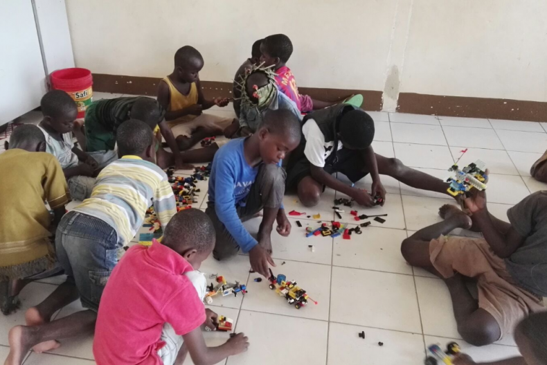 Kinderen aan het spelen