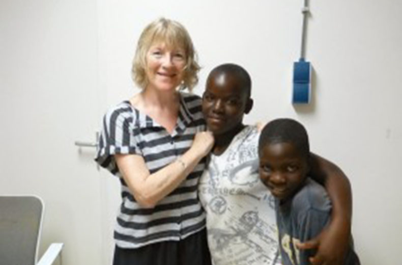 Sandra helpt onze kinderen